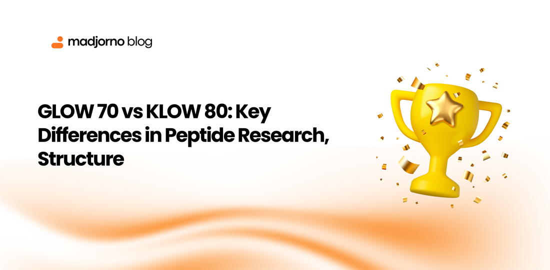 GLOW 70 vs KLOW 80: Key Differences in Peptide Research, Structure