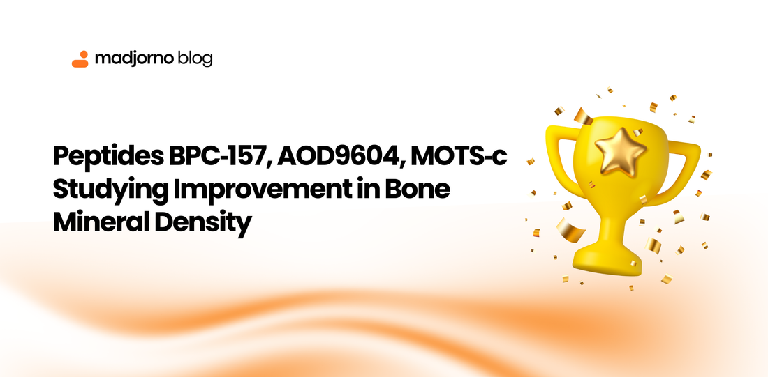 Peptides BPC‑157, AOD9604, MOTS‑c Studying Improvement in Bone Mineral Density