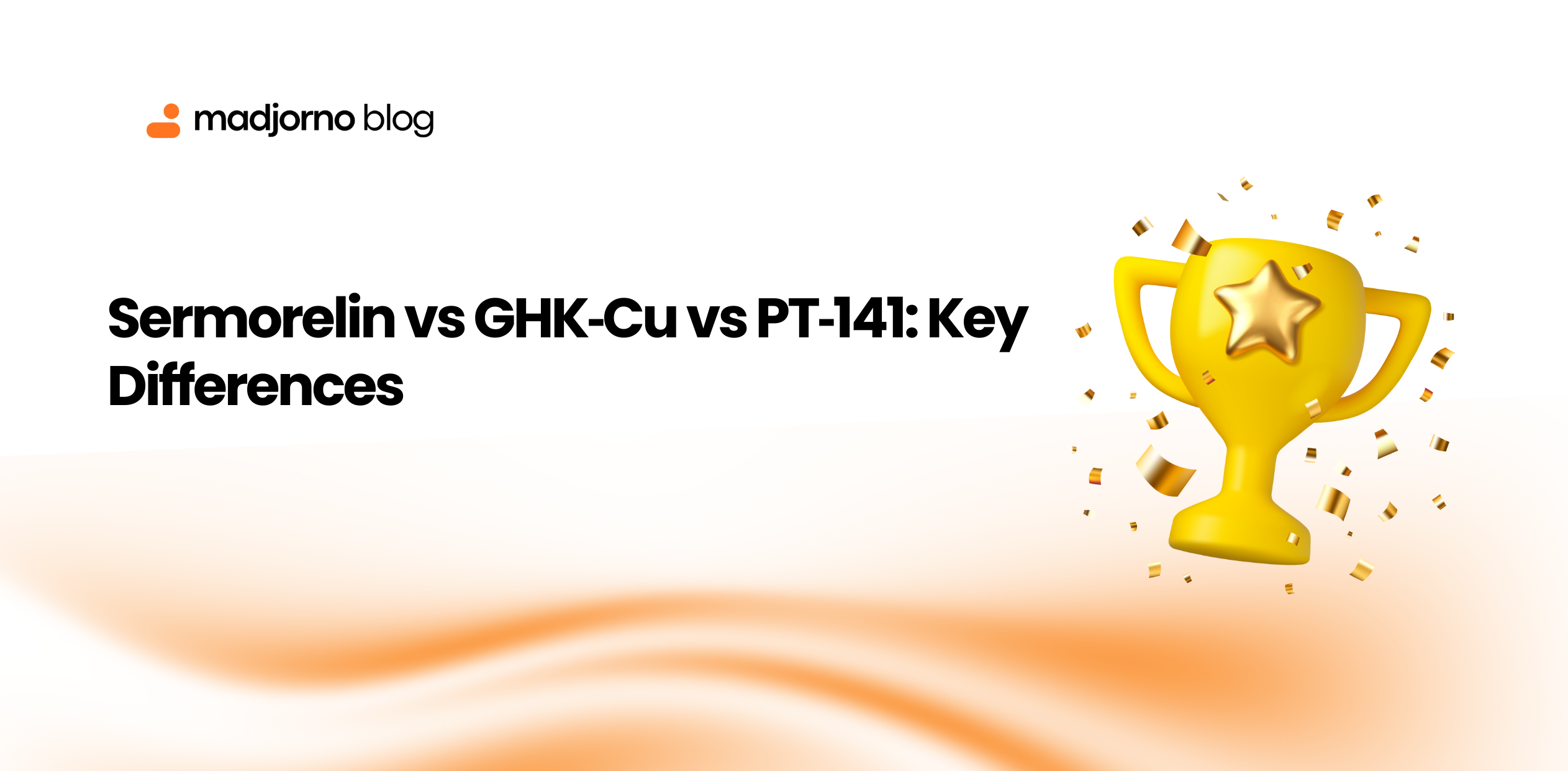 Sermorelin vs GHK‑Cu vs PT‑141: Key Differences