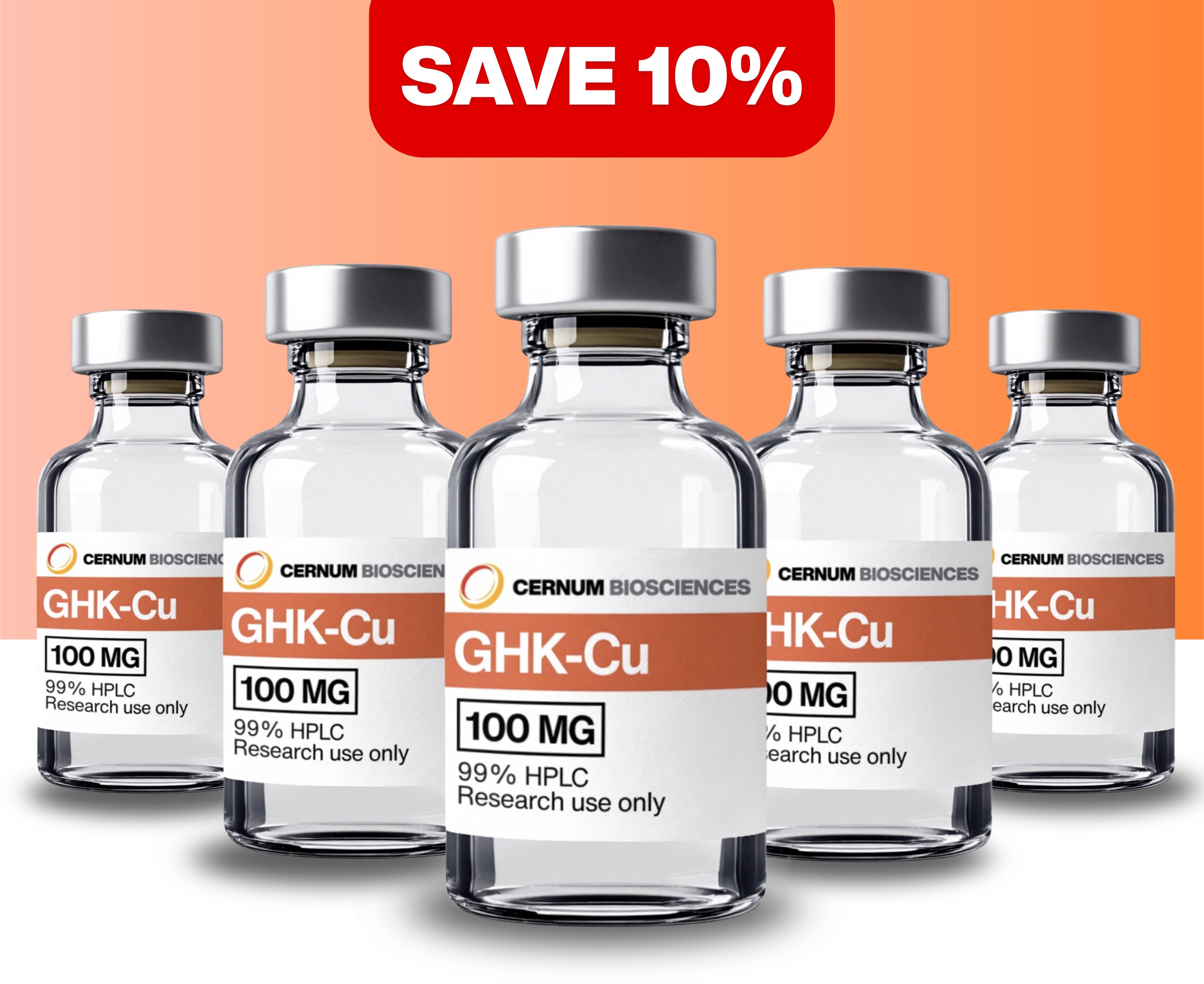 GHK-CU BUNDLE (5 VIALS)